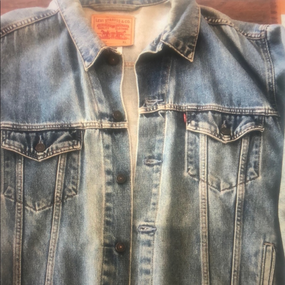 Levi's Mens Light Blue Trucker Denim Jacket
